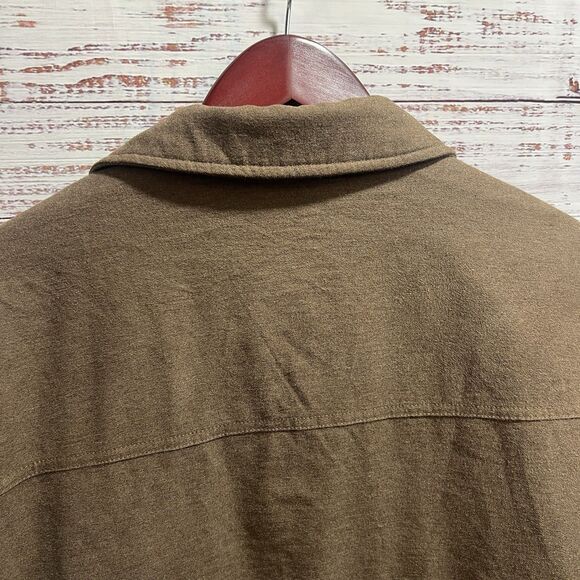 Everlane Dressy Men's Quilted  Field Jacket Brown Lined Chore Coat XL Heavy - Picture 10 of 11